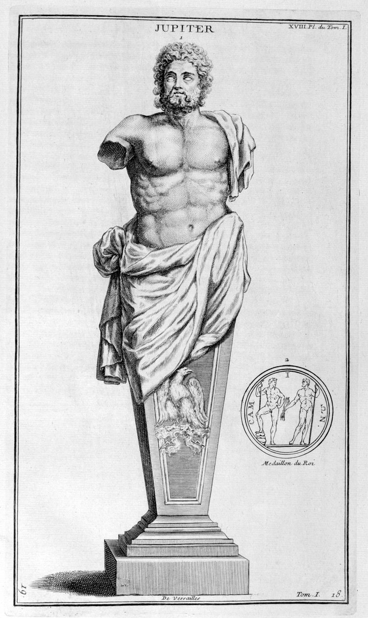 Jupiter, 1757 alkotó: Bernard de Montfaucon