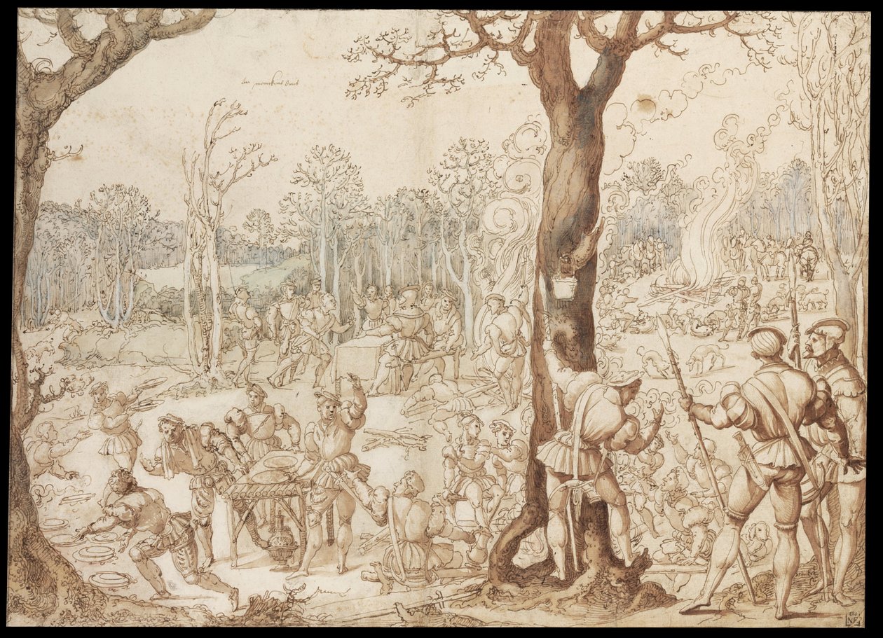 A játék megosztása alkotó: Bernard van Orley