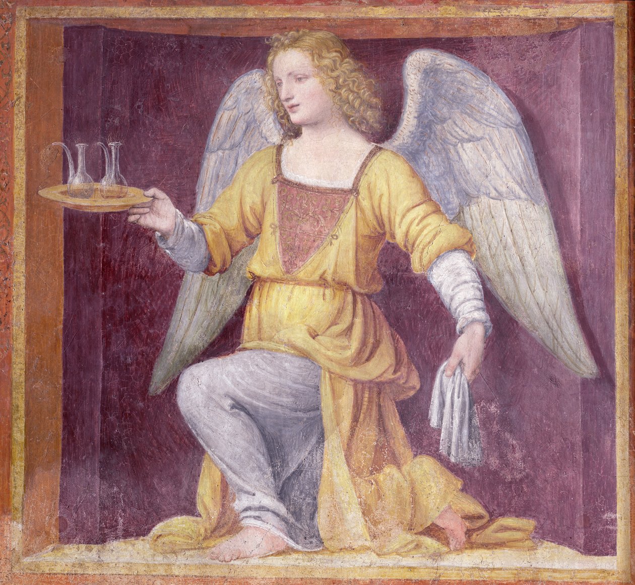 Egy angyal, 1525 alkotó: Bernardino Luini