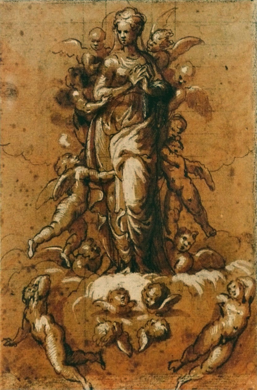 A Szeplőtelen Fogantatás alkotó: Bernardino Campi