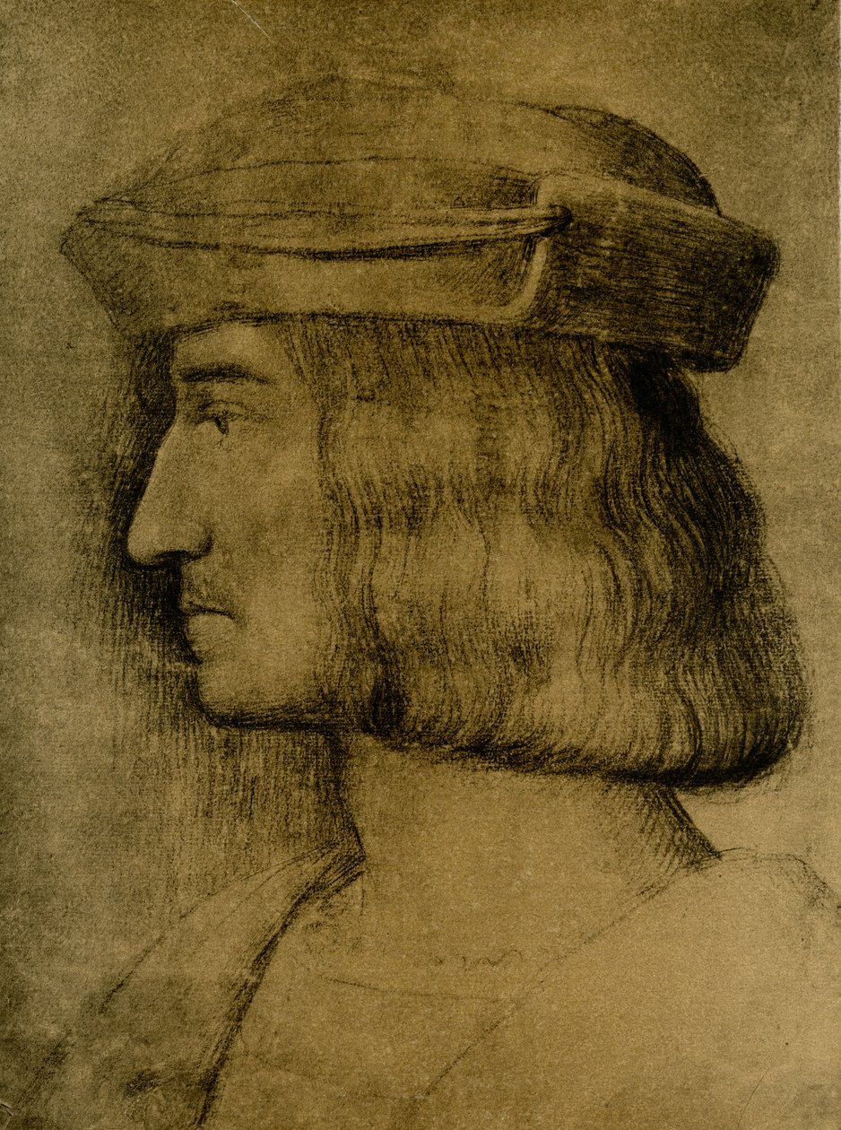 Férfi portré alkotó: Bernardino Luini