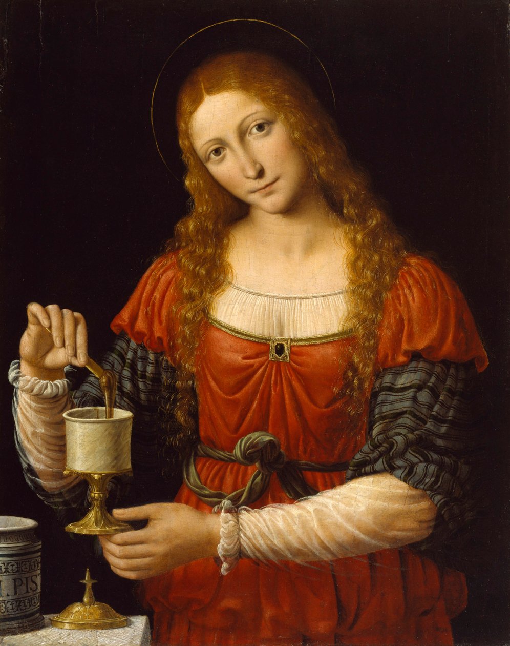 Szent Mária Magdolna, 1524 körül alkotó: Bernardino Luini