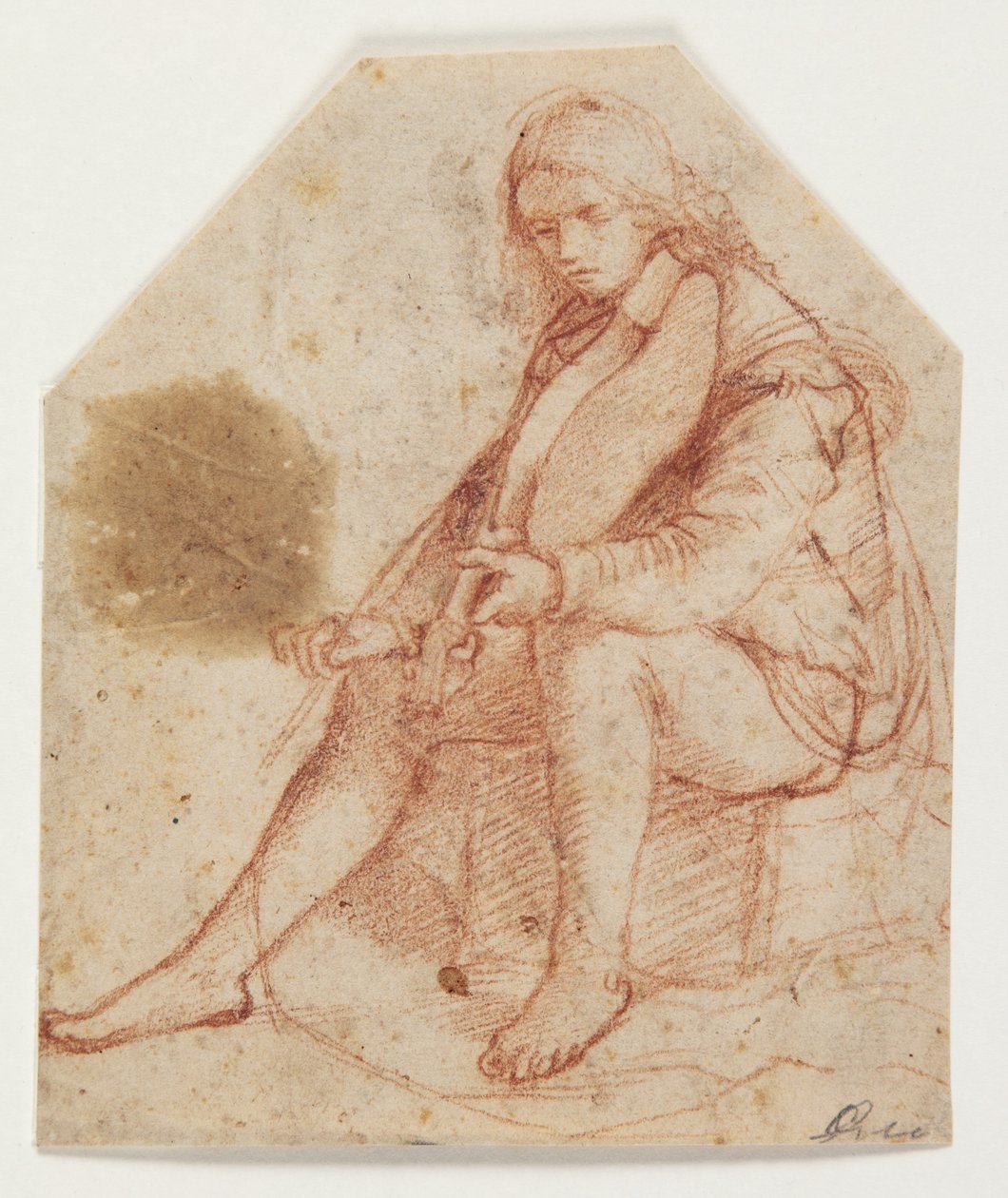 Ülő fiatalok brácsával alkotó: Bernardino Luini