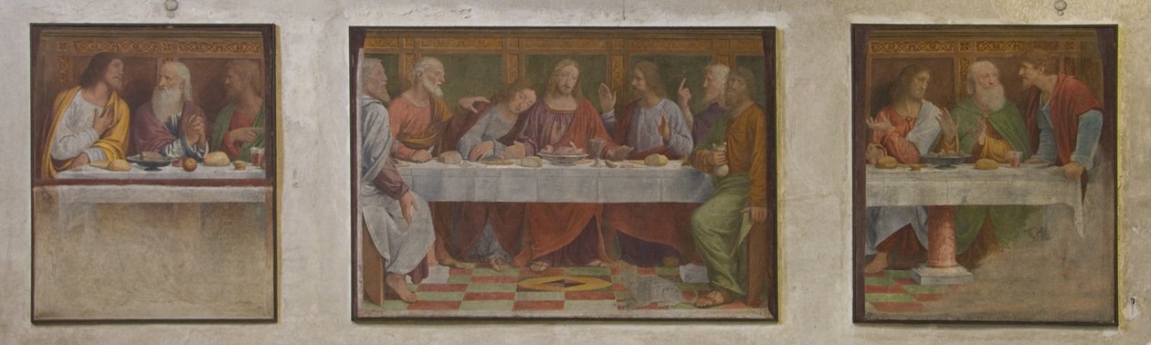 Az utolsó vacsora alkotó: Bernardino Luini