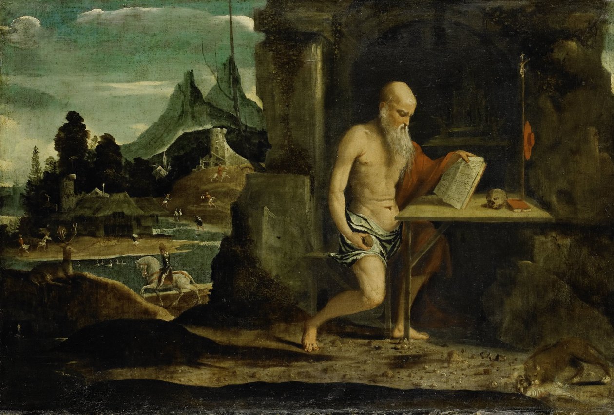 Szent Jeromos alkotó: Bernardino da Brescia (attributed to)