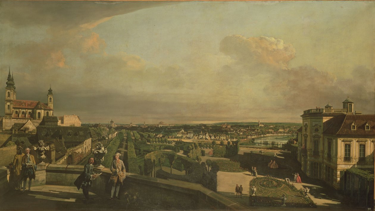 Kaunitz palota és kert, Bécs, 175960 alkotó: Bernardo Bellotto
