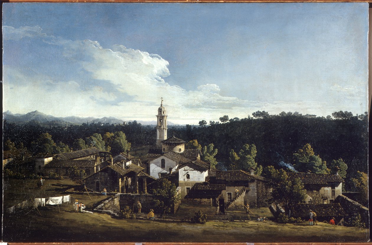 Kilátás a Gazzadára alkotó: Bernardo Bellotto