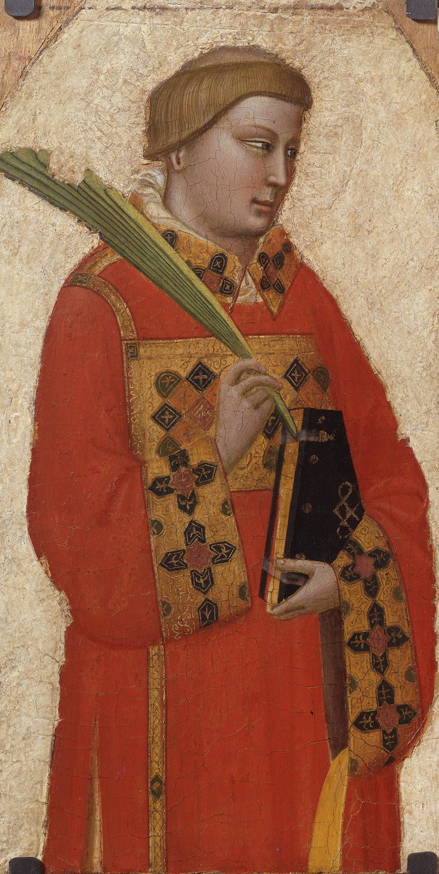 Szent Lőrinc, 1340 körül alkotó: Bernardo Daddi