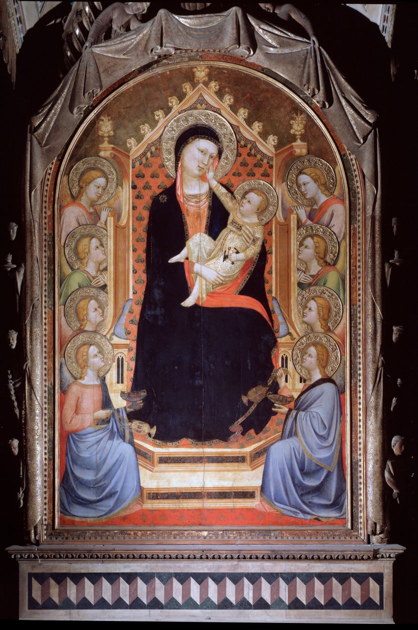 Szűz gyermekkel (Festmény alkotó: Bernardo Daddi