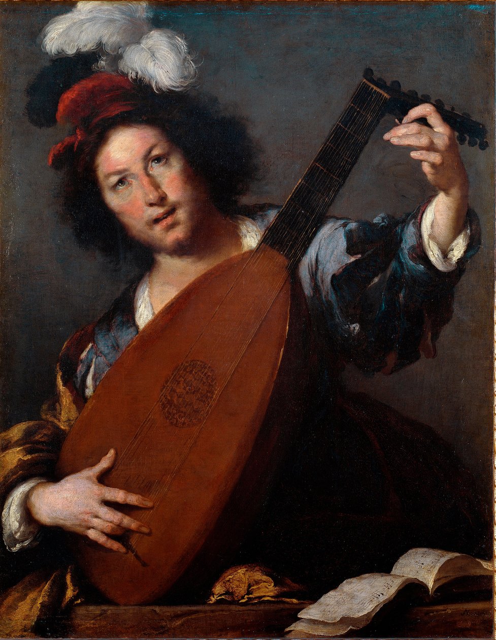 Lantjátékos alkotó: Bernardo Strozzi