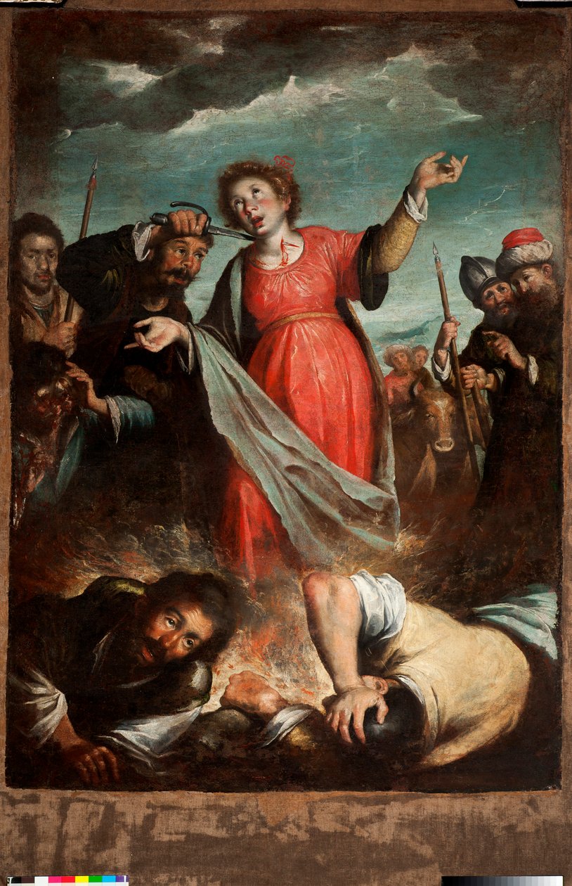 Szent Lucia mártíromsága (olaj, vászon) alkotó: Bernardo Strozzi