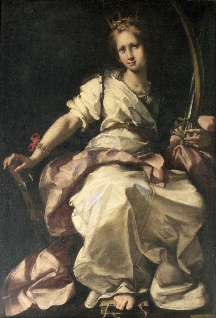 Alexandriai Szent Katalin alkotó: Bernardo Strozzi