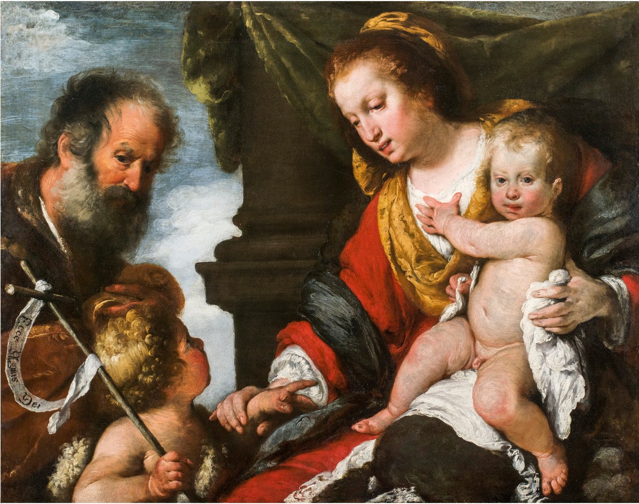 A Szent Család. alkotó: Bernardo Strozzi