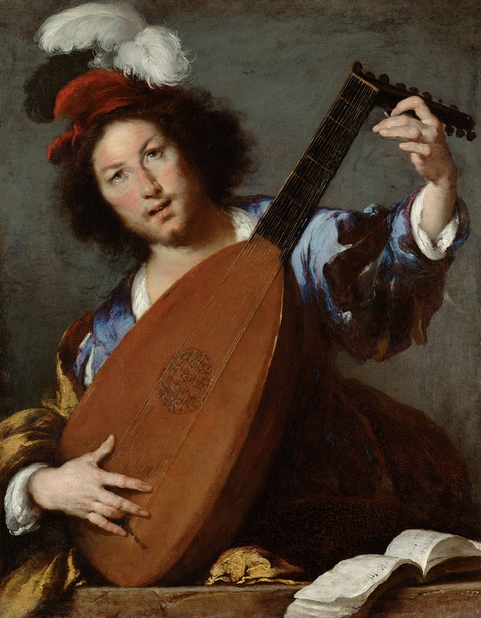 A lantos c. 1645 alkotó: Bernardo Strozzi