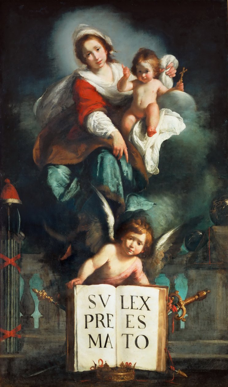 Az Igazságosság Madonnája alkotó: Bernardo Strozzi