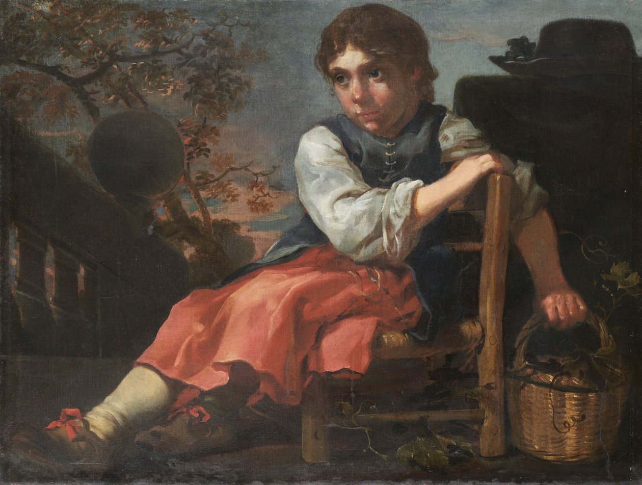 Ülő lány alkotó: Bernhard Keil