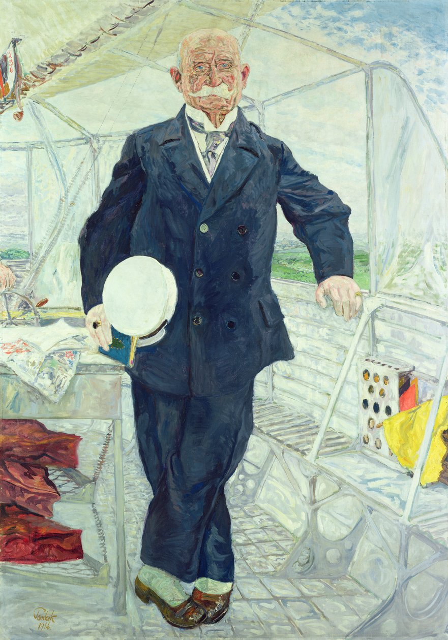 Zeppelin gróf (1838-1917) 1914 alkotó: Bernhard Pankok