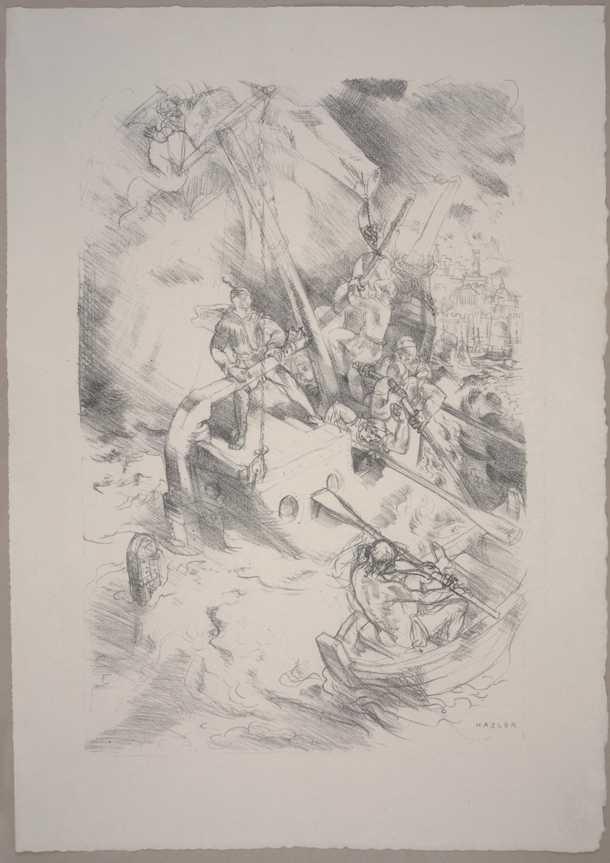 Vihar (Sturm) alkotó: Bernhard Hasler