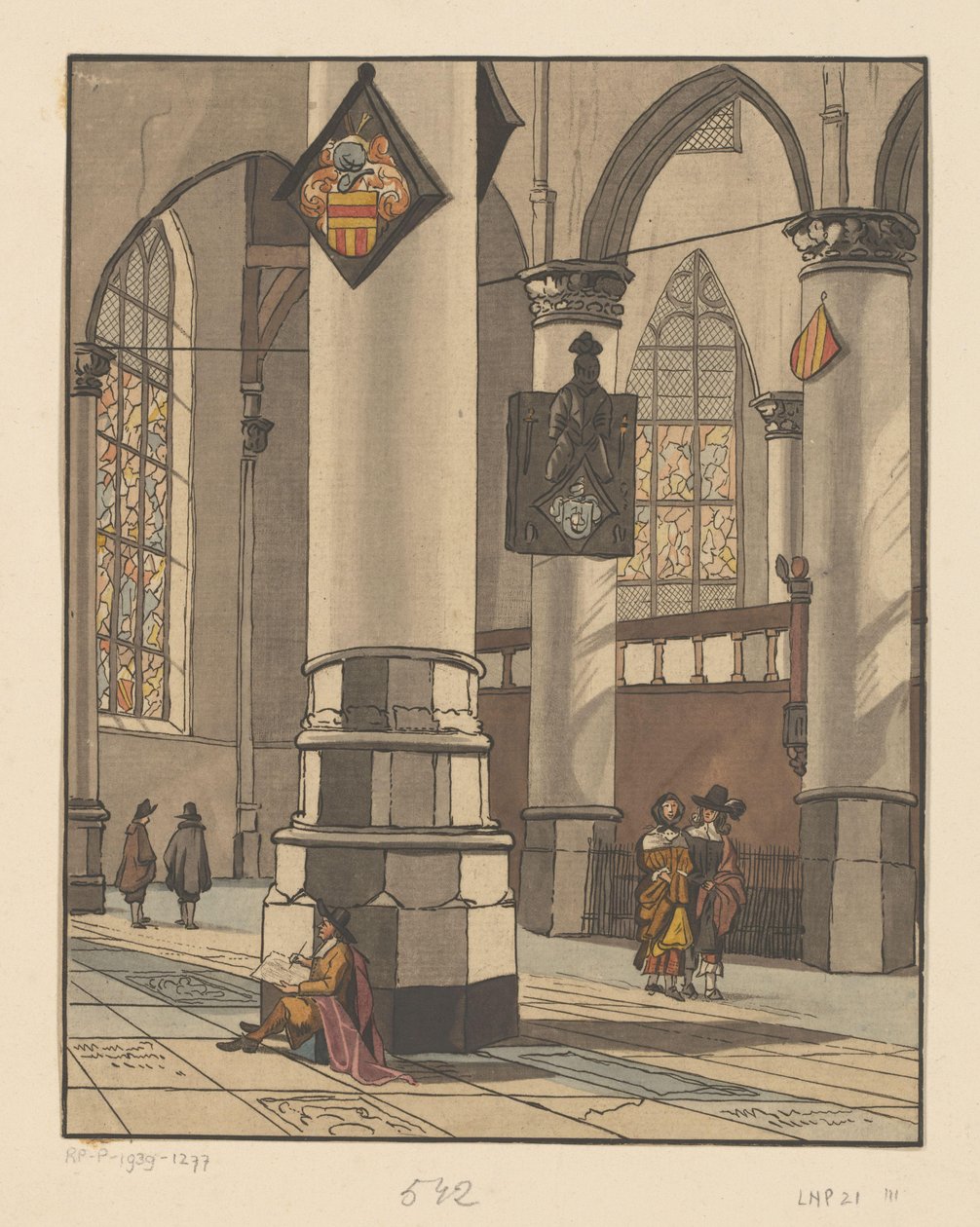 Kerkinterieur alkotó: Bernhard Schreuder