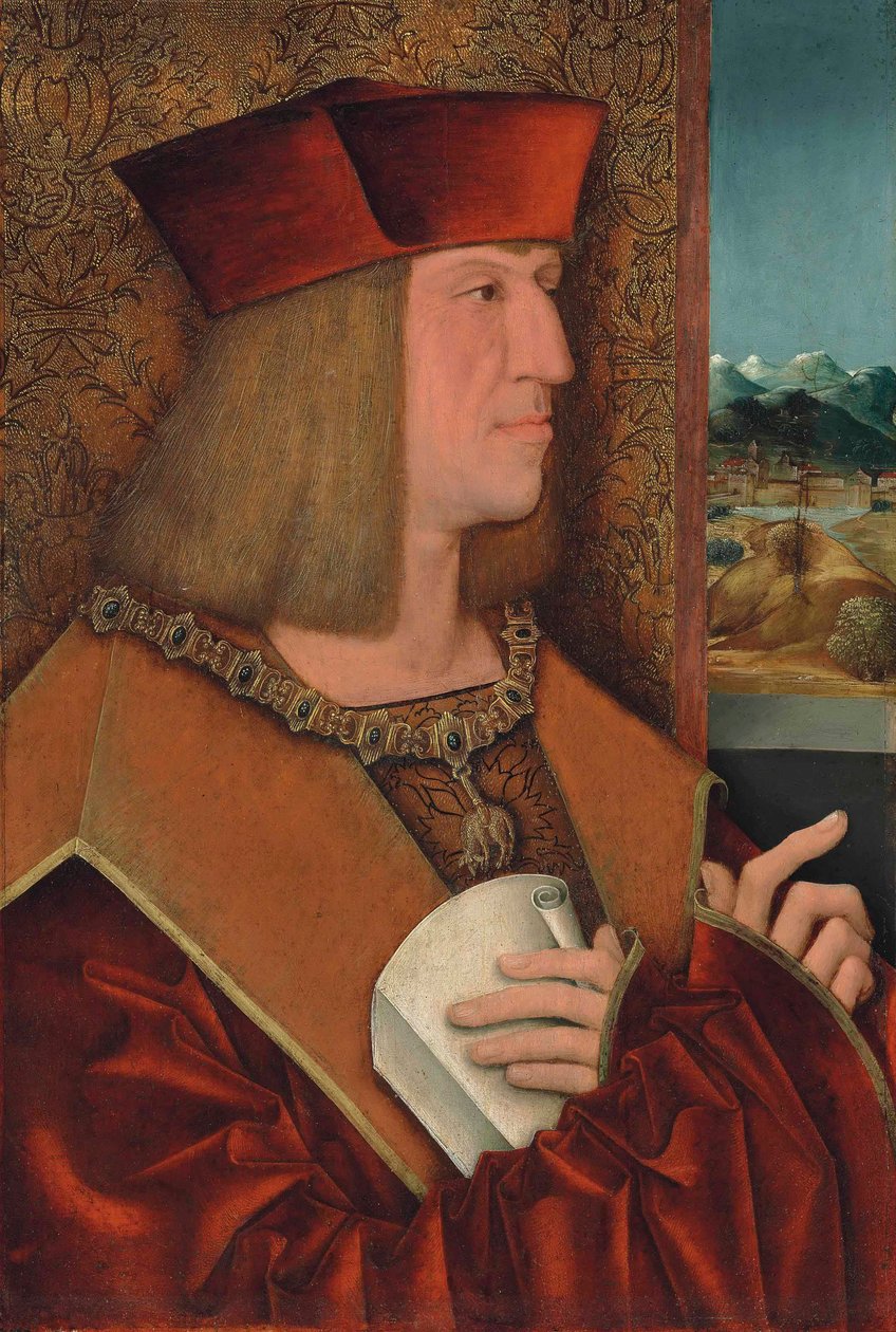 I. Maximilián portréja alkotó: Bernhard Strigel