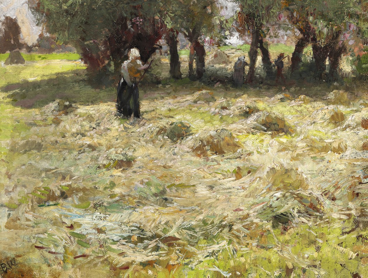 Megfordult a széna alkotó: Bertha Wegmann