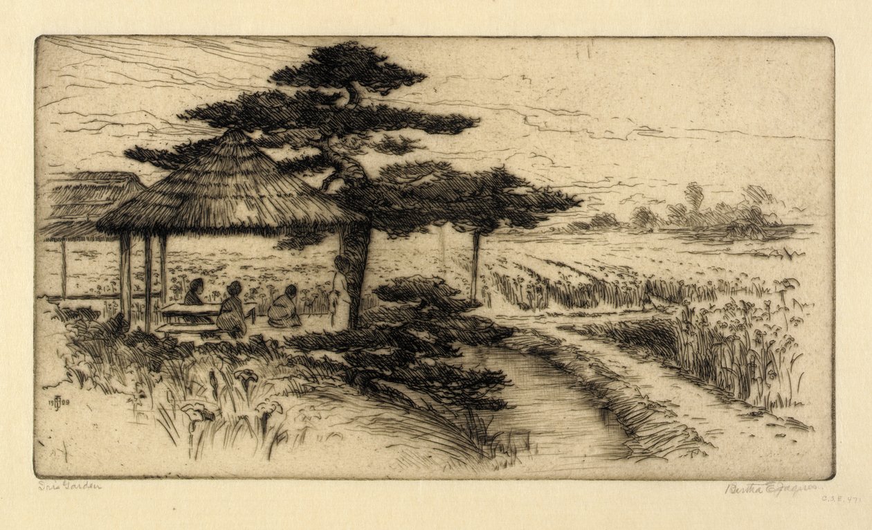 Írisz kert alkotó: Bertha E. Jaques