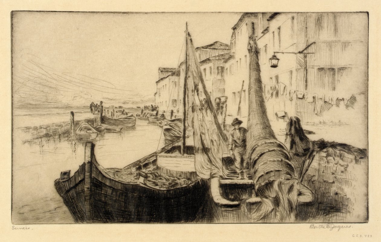 Seiners, Chioggia alkotó: Bertha E. Jaques