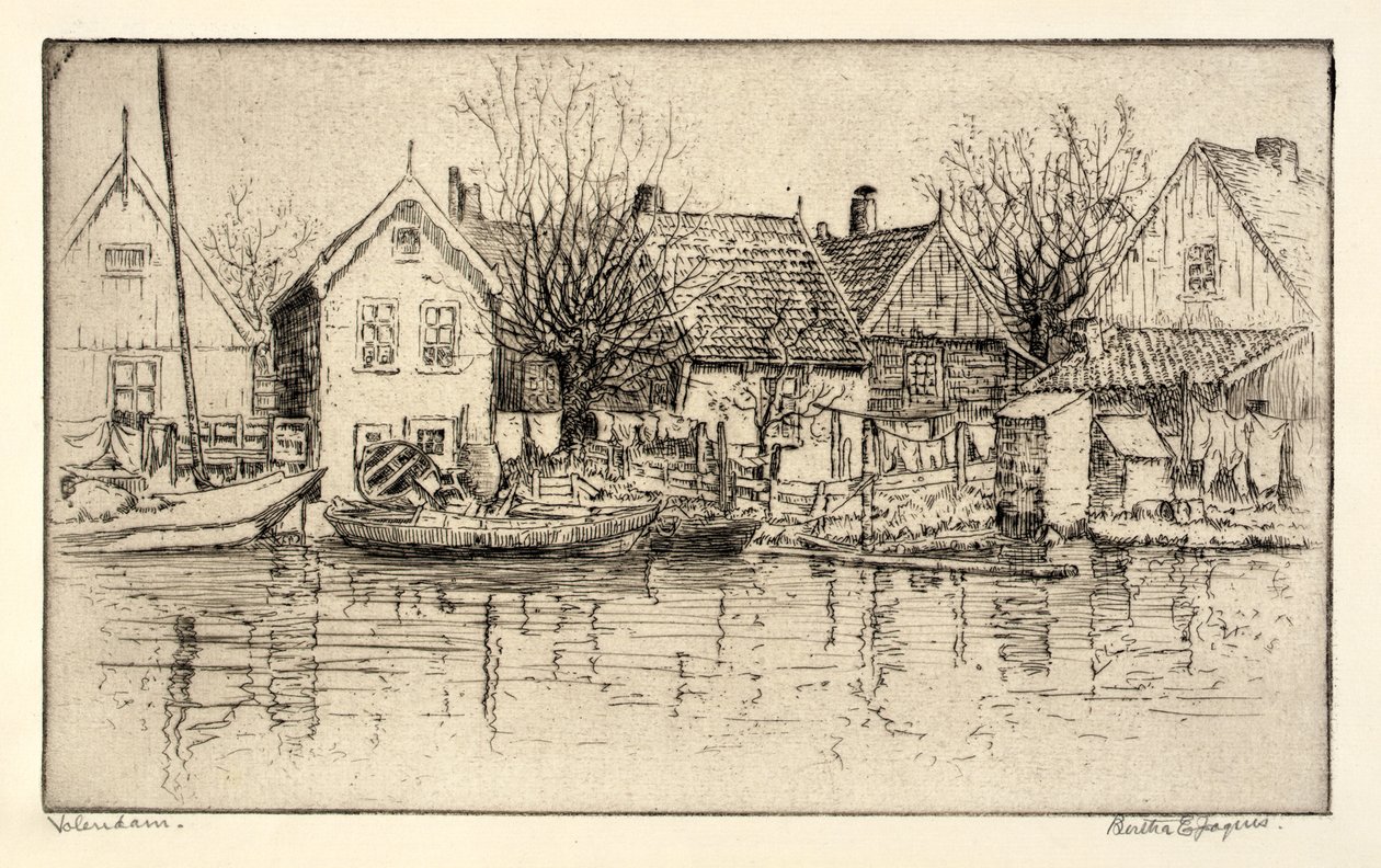 Volendam alkotó: Bertha E. Jaques