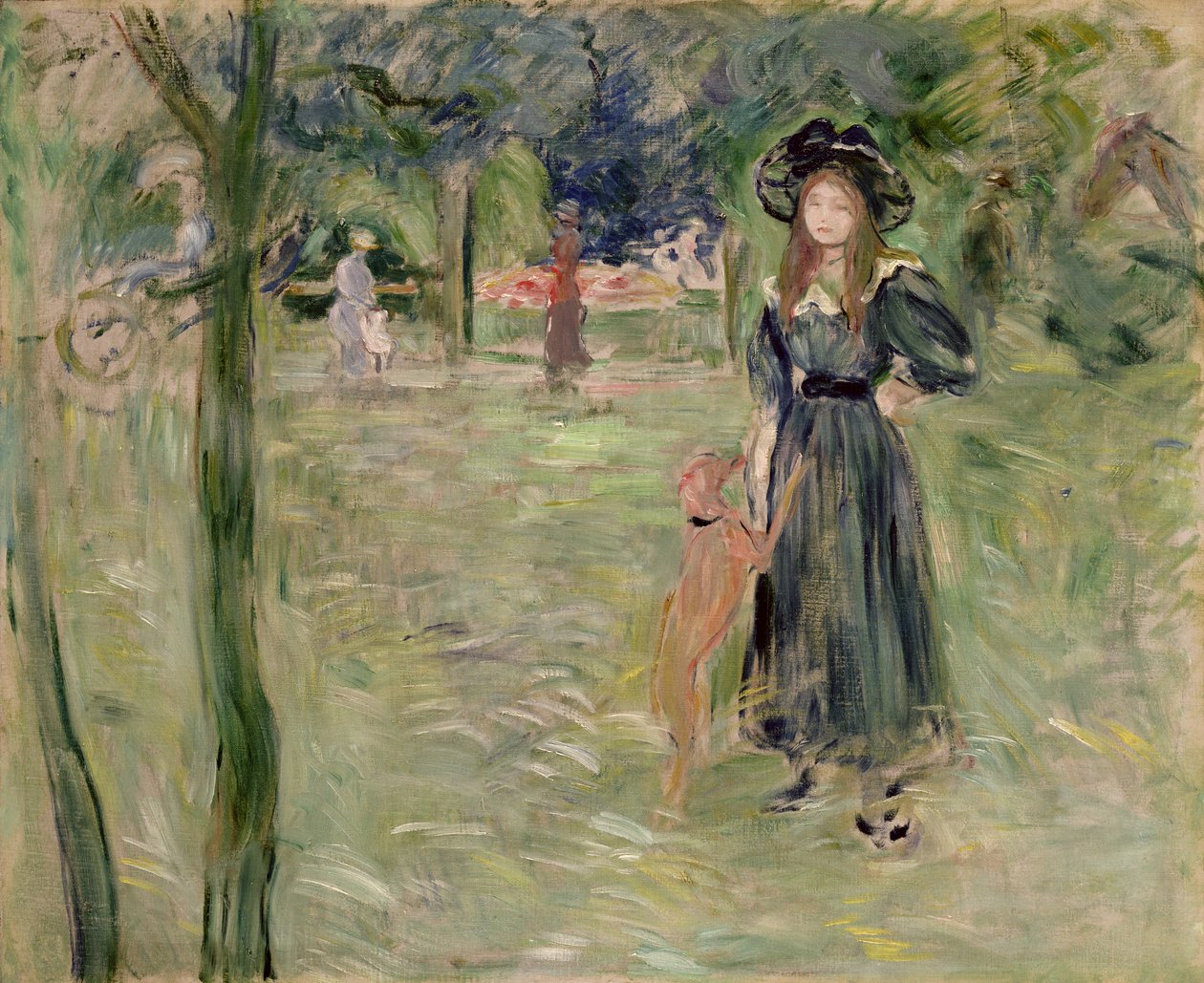 Bois de Boulogne, 1893 alkotó: Berthe Morisot
