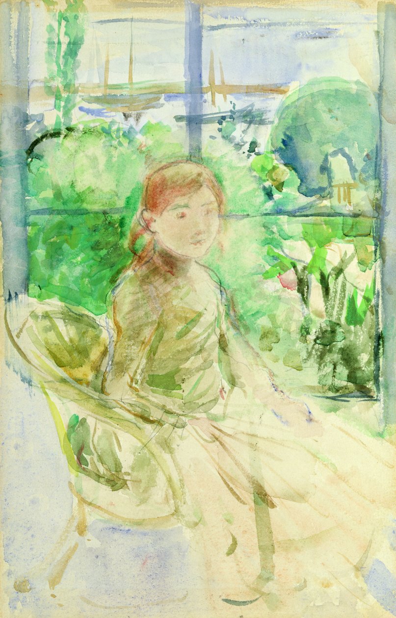 Egy házikó belseje, 1886 alkotó: Berthe Morisot