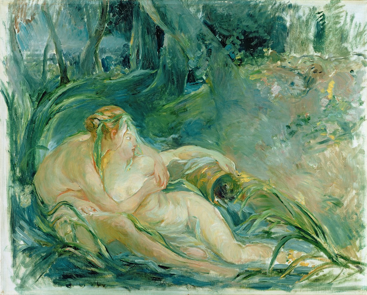 Jupiter és Callisto, Boucher festménye után alkotó: Berthe Morisot