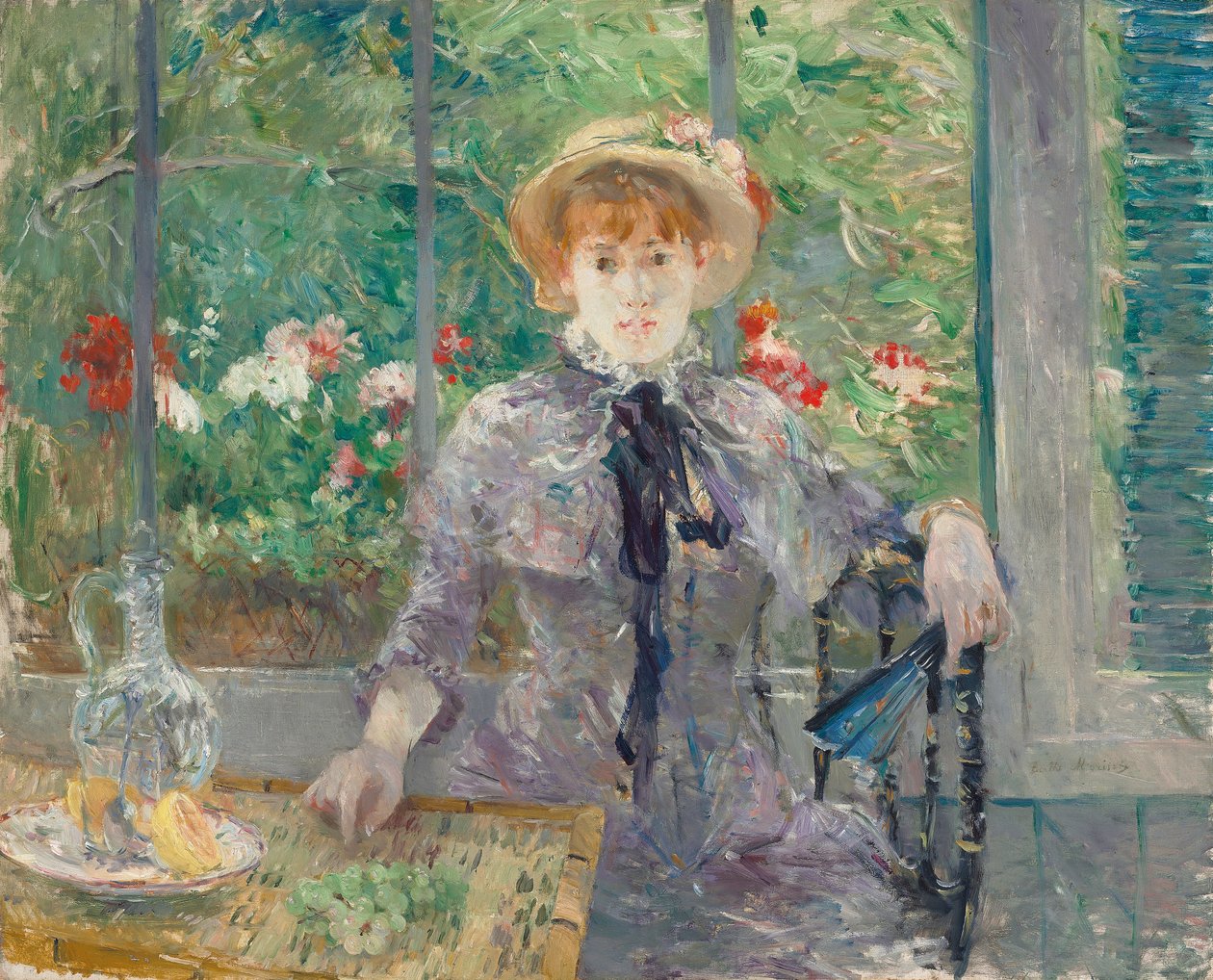 Reggeli után, 1881 alkotó: Berthe Morisot