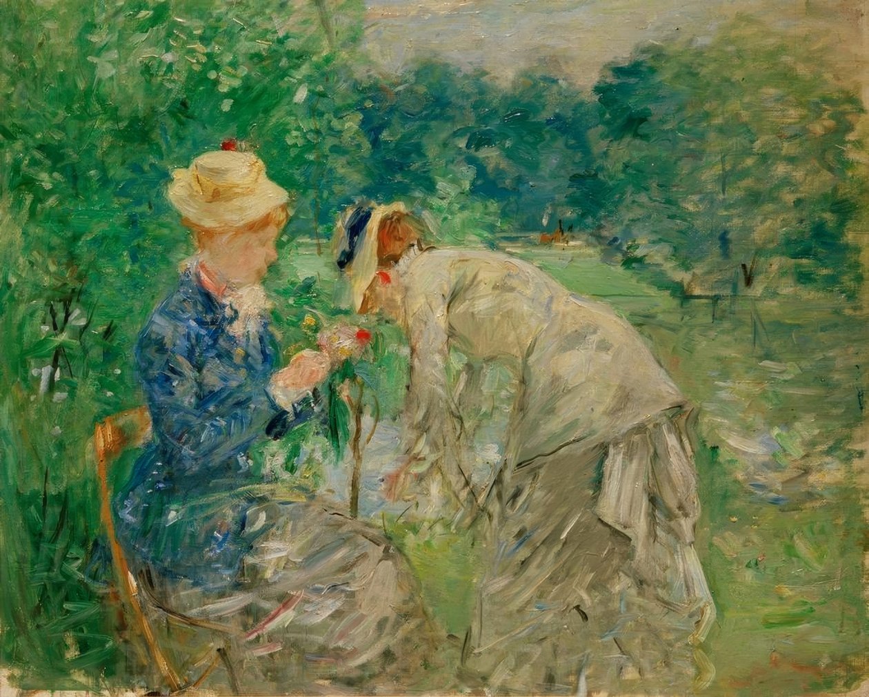 A Bois de Boulogne-ban alkotó: Berthe Morisot