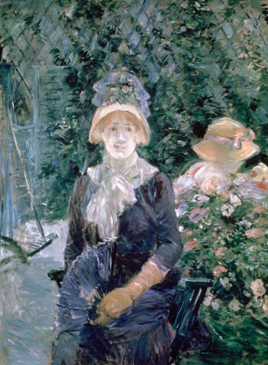 A kertben, 1883 alkotó: Berthe Morisot