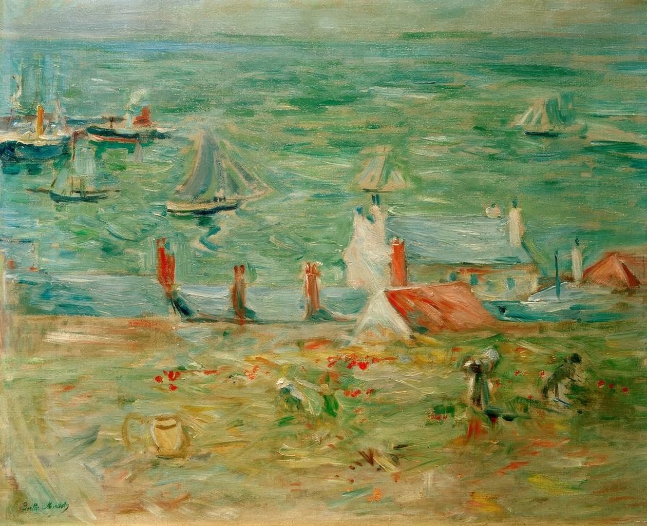 Gorey kikötője alkotó: Berthe Morisot