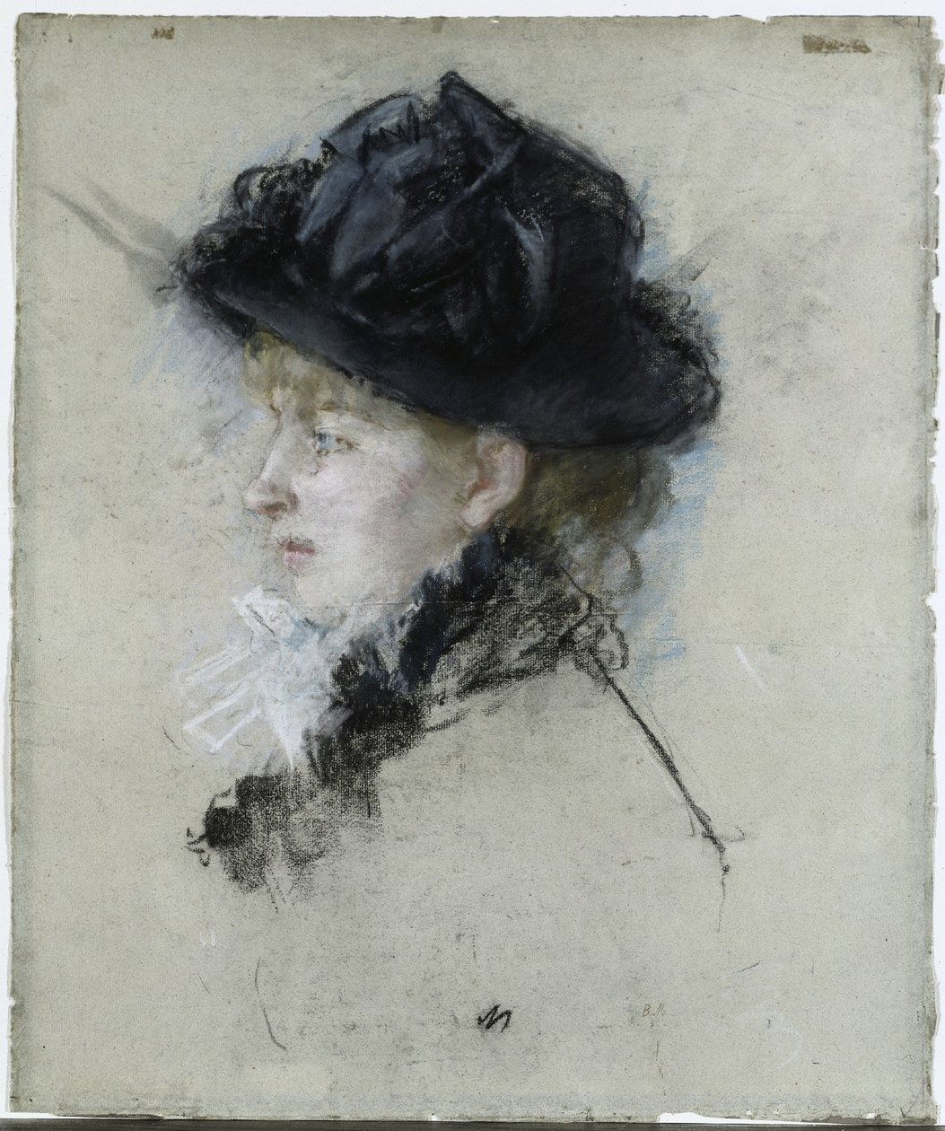 Mlle. Louise Riesener, 1888. alkotó: Berthe Morisot