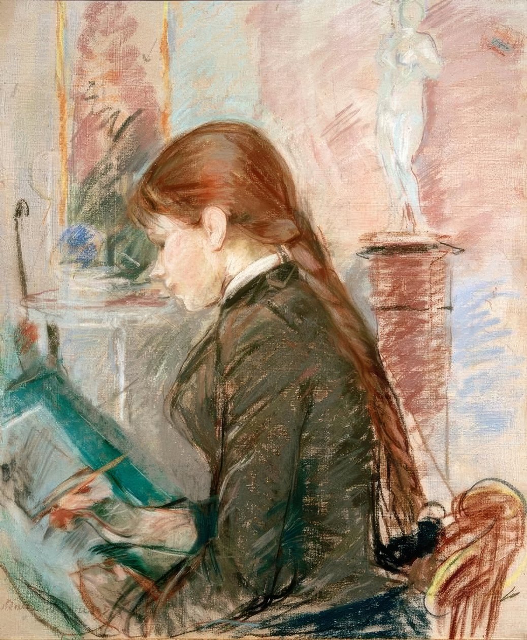 Paule Gobillard rajza alkotó: Berthe Morisot