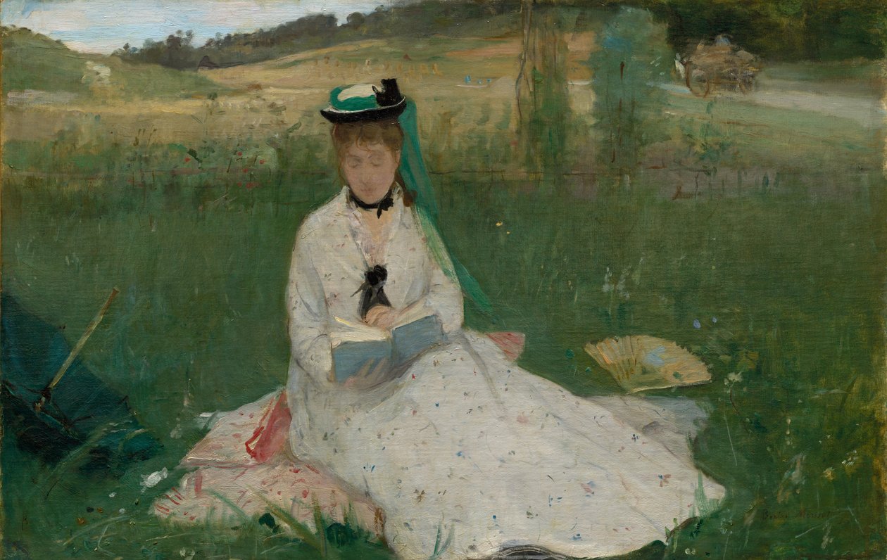 Olvasás, 1873. alkotó: Berthe Morisot