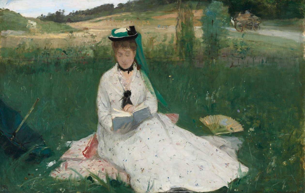 Olvasás, 1873 alkotó: Berthe Morisot