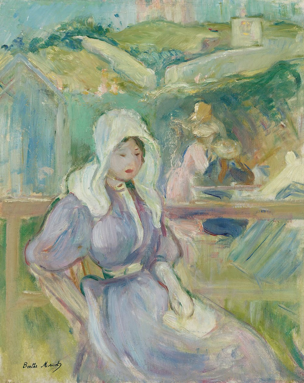 A portrieux-i tengerparton, 1894. alkotó: Berthe Morisot