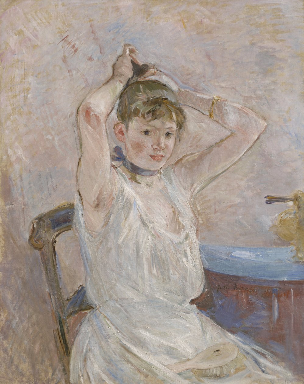 A fürdő, 1885-86 alkotó: Berthe Morisot