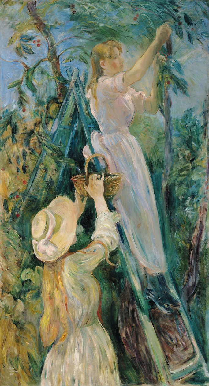 A cseresznyeszedő (olaj, vászon) alkotó: Berthe Morisot