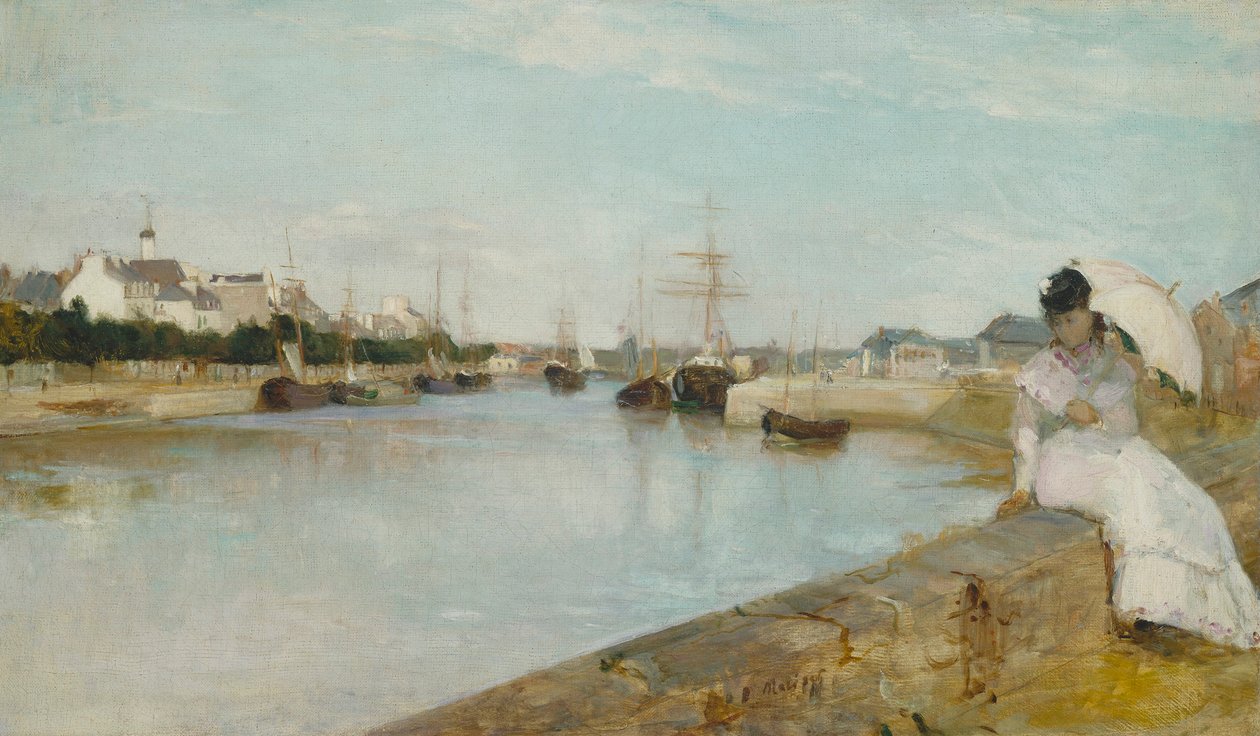 A lorienti kikötő, 1869 alkotó: Berthe Morisot