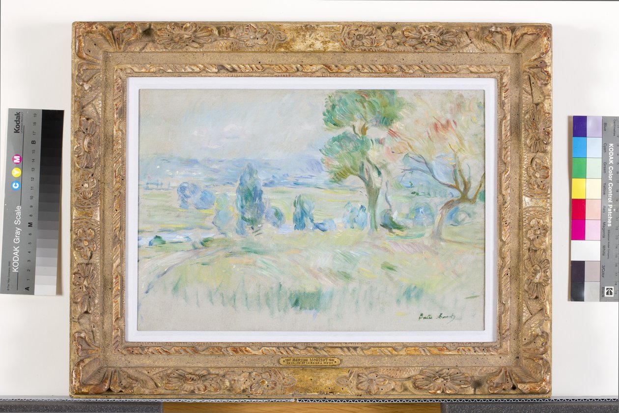 A Szajna völgye Mézynél, 1891 alkotó: Berthe Morisot