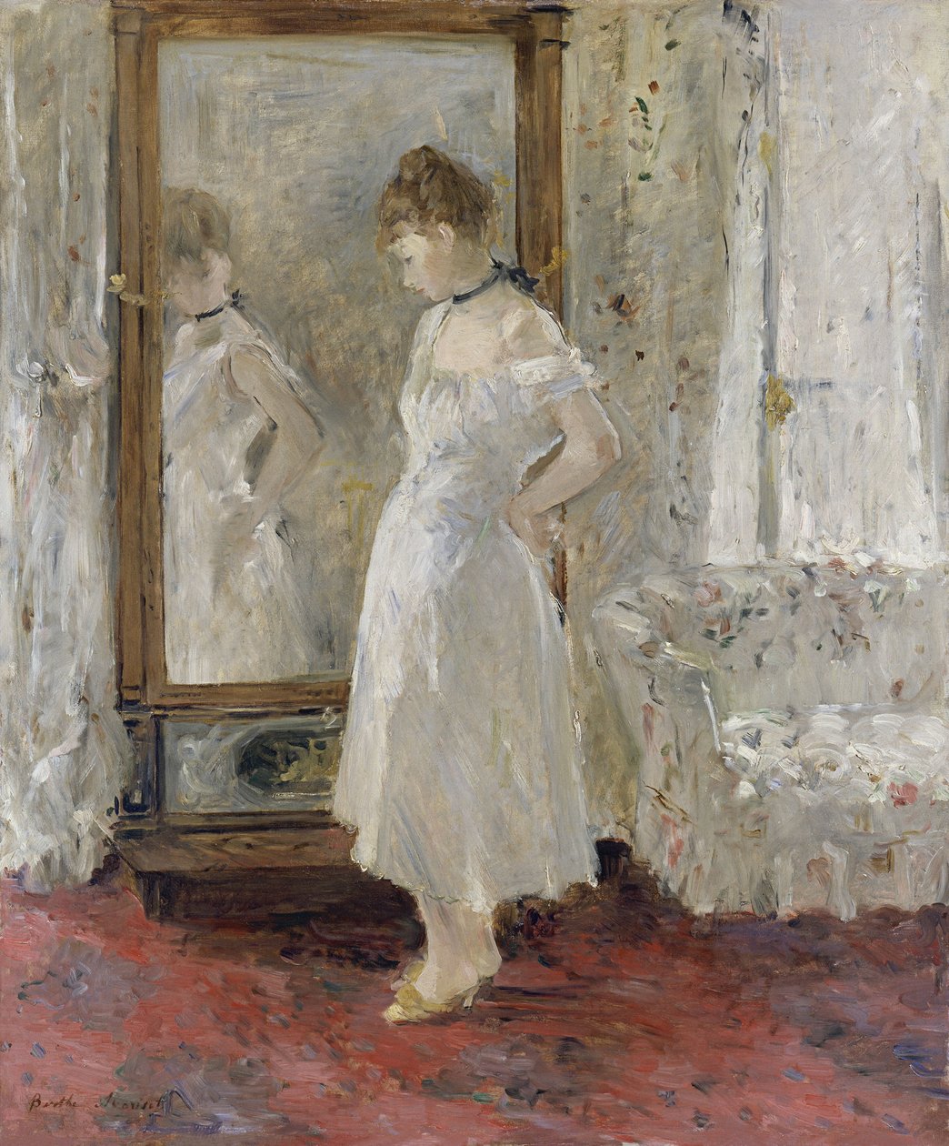 A cheval pohár, 1876 alkotó: Berthe Morisot