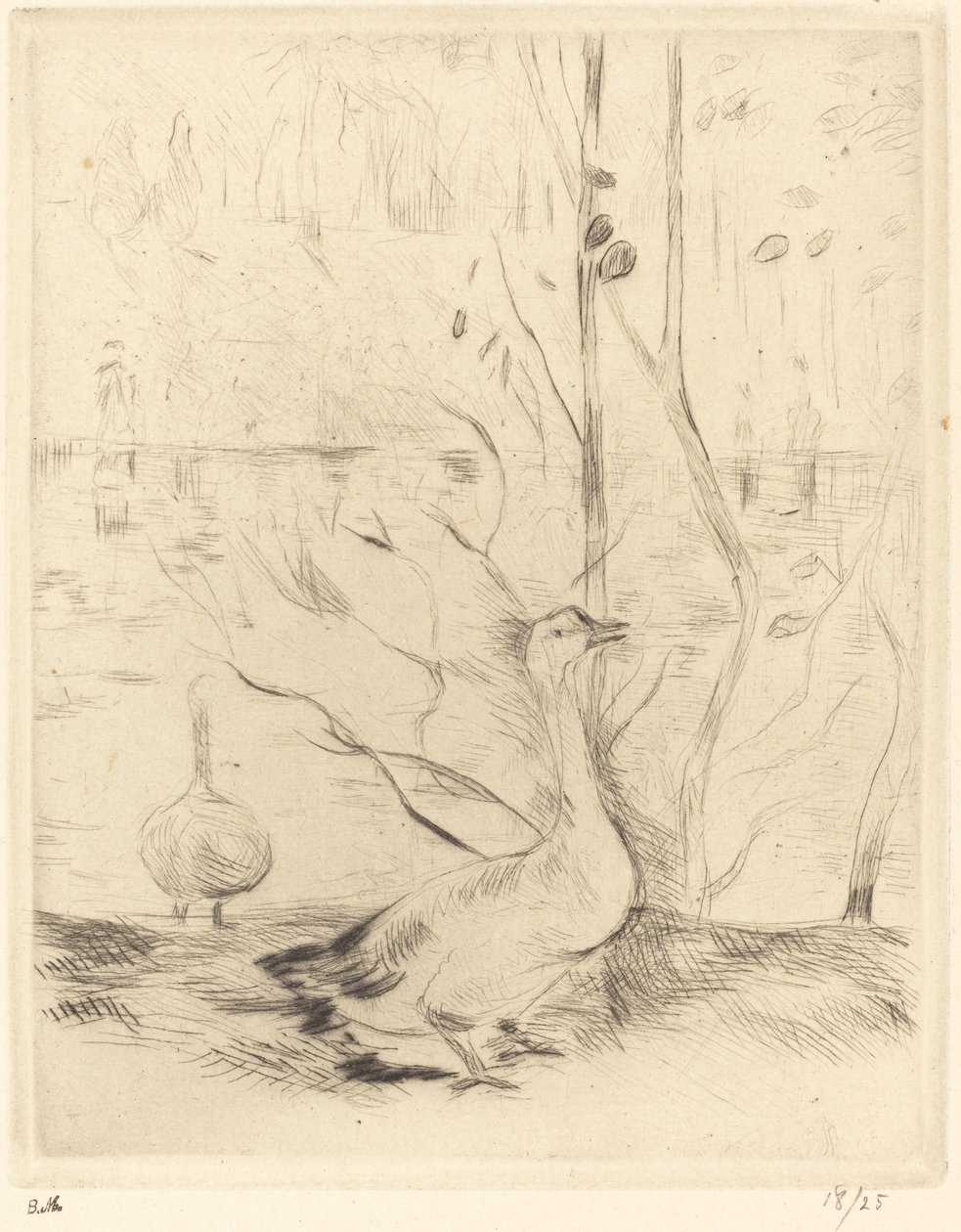 Séta a Boulougne-erdőben alkotó: Berthe Morisot