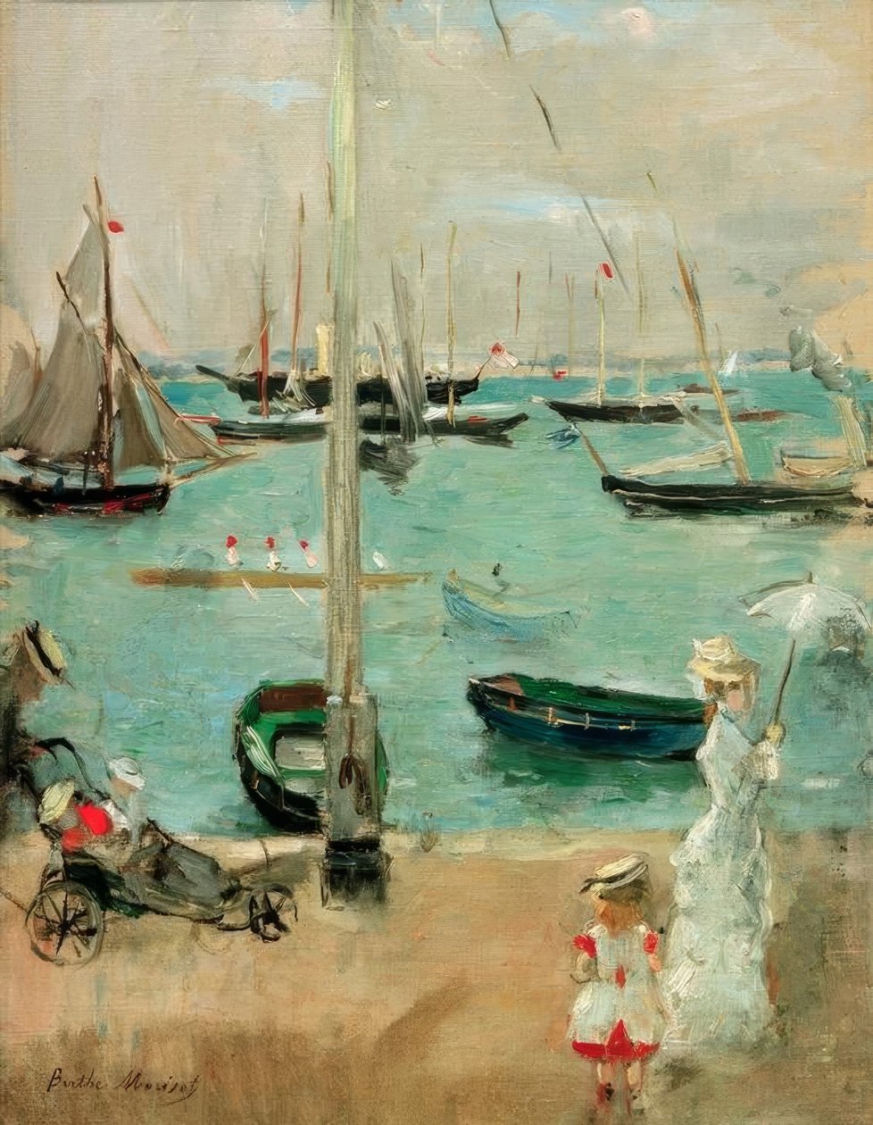 West Cowes, Wight-sziget alkotó: Berthe Morisot