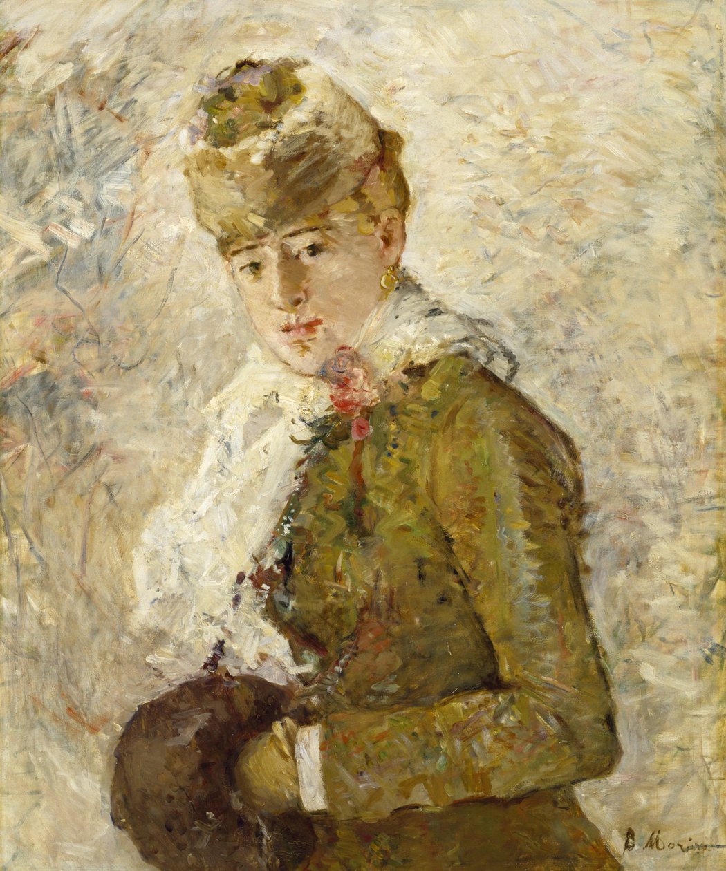 Tél (Muffos nő) alkotó: Berthe Morisot
