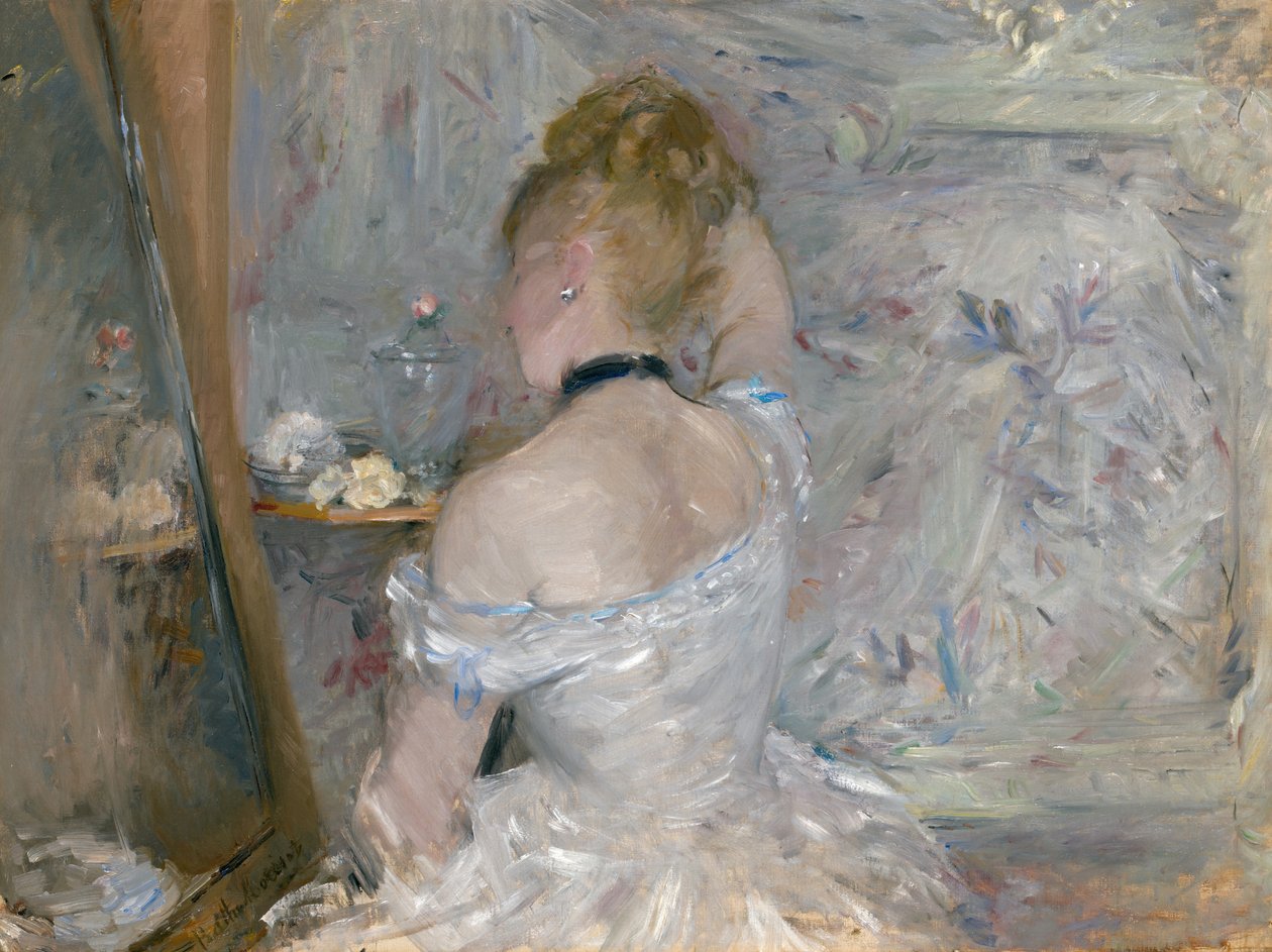 Nő a WC-jében, 187580. alkotó: Berthe Morisot