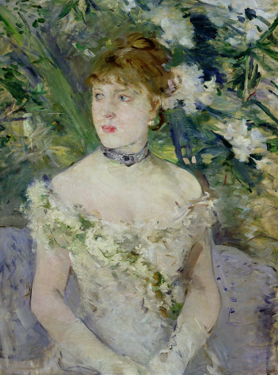 Fiatal lány báli ruhában alkotó: Berthe Morisot